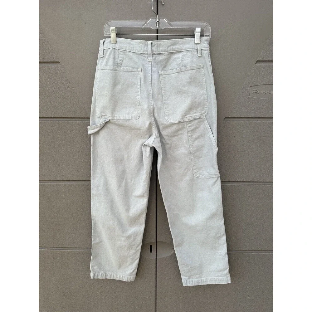 Madewell Women’s Light Blue High Waist Carpenter Pants Size 28 - Picture 6 of 16